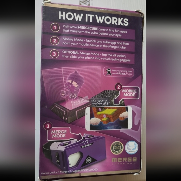 Merge Cube Holograms in Your Hand Virtual Game For IOS Android Tablet ARC-01 - Picture 3 of 7